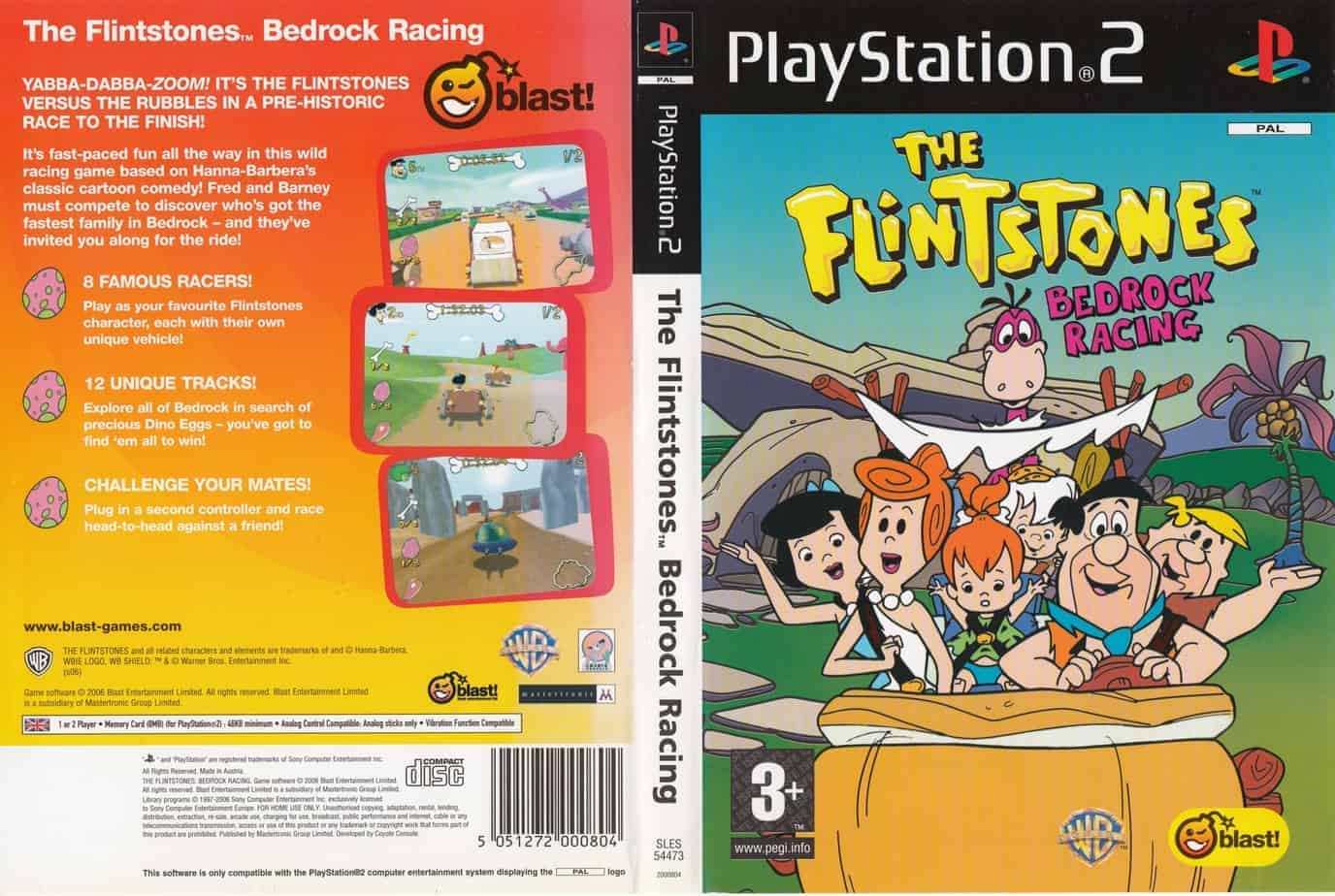 OS FLINTSTONES: BEDROCK RACING PS2 - Image 3