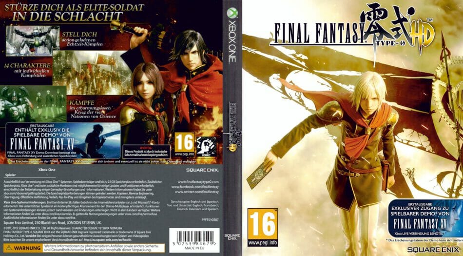FINAL FANTASY TYPE-0 HD XBOX ONE (SEMI-NOVO) - Image 3