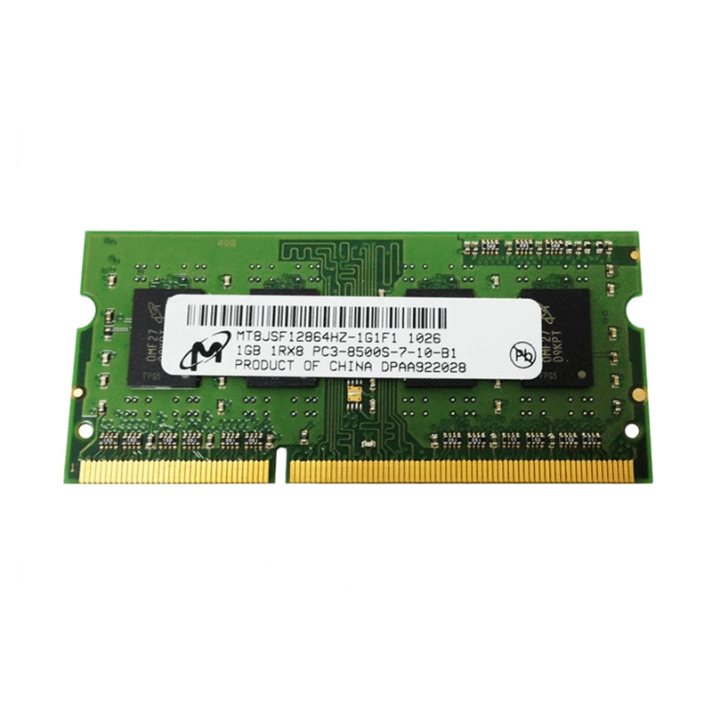 MICRON SO-DIMM 1GB 1RX8 PC3-8500S DDR3