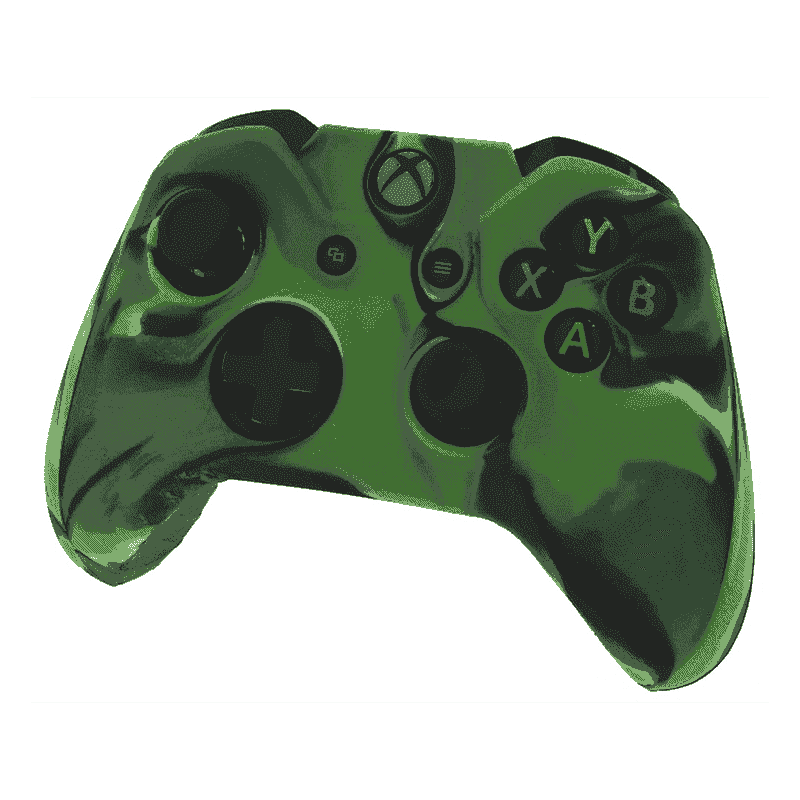 CAPA DE SILICONE PARA COMANDO XBOX ONE/SERIES VERDE/PRETO