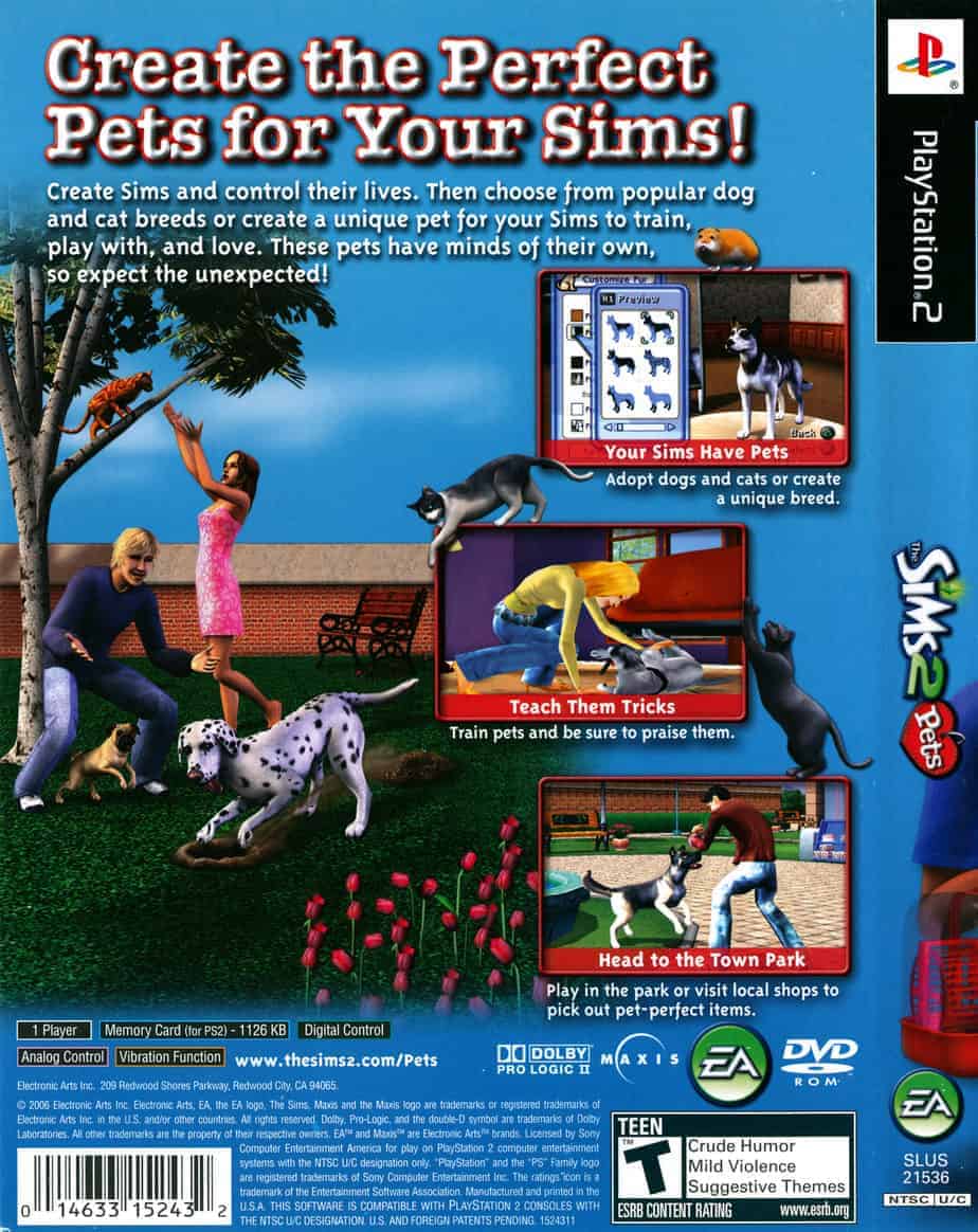 OS SIMS 2 ANIMAIS DE ESTIMAÇÃO PS2 - Image 2