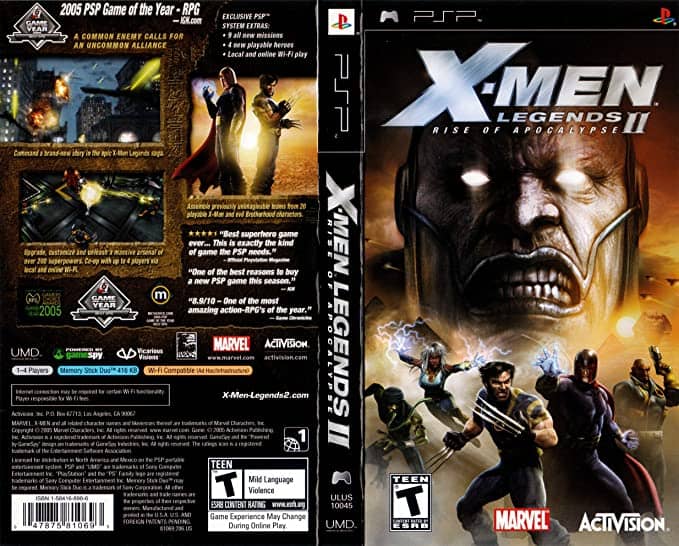 X-MEN LEGENDS II: RISE OF APOCALYPSE PSP (SEMI-NOVO) - Image 3