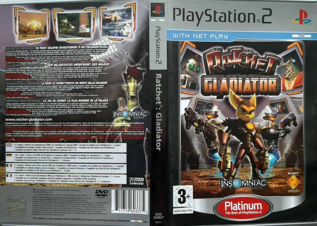RATCHET GLADIATOR (PLATINUM) PS2 - Image 3