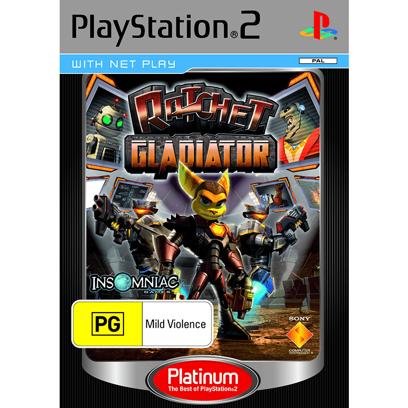RATCHET GLADIATOR (PLATINUM) PS2