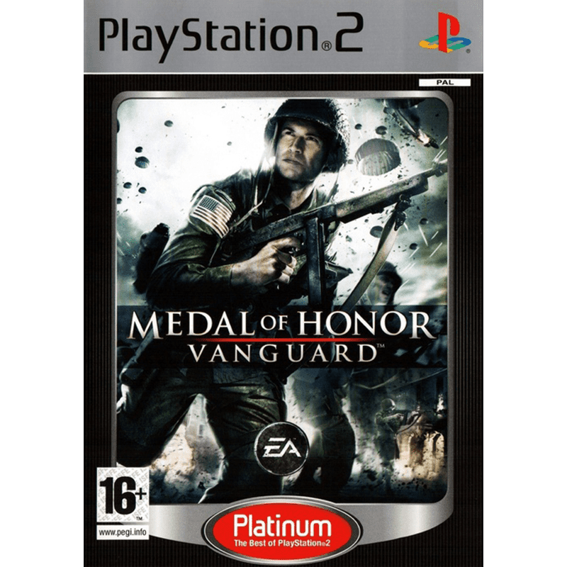 MEDAL OF HONOR VANGUARD PLATINUM PS2 800X800