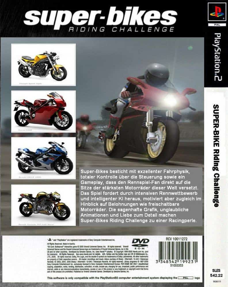 SUPER-BIKES RIDING CHALLENGE PS2 - Image 2
