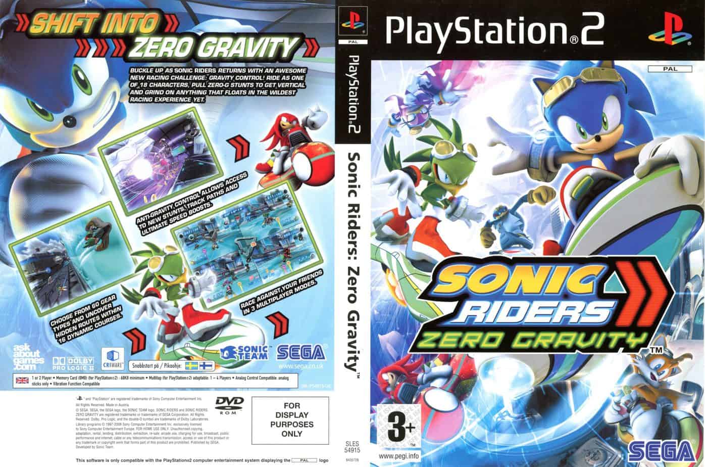 SONIC RIDERS: ZERO GRAVITY PS2 (SEMI-NOVO) - Image 3