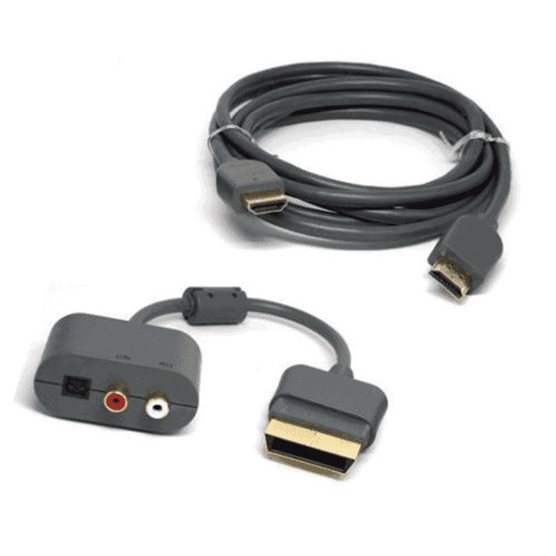 CABO HDMI AV E ADAPTADOR DE AUDIO XBOX 360