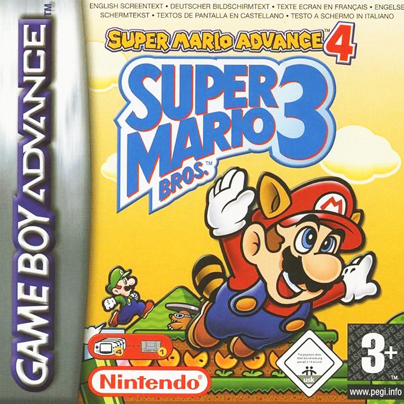 SUPER MARIO ADVANCE 4 SUPER MARIO BROS 3 GBA 800X800