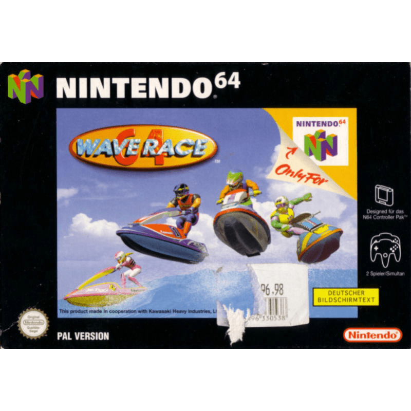 WAVE RACE 64 N64 (S/CAIXA, S/MANUAIS)