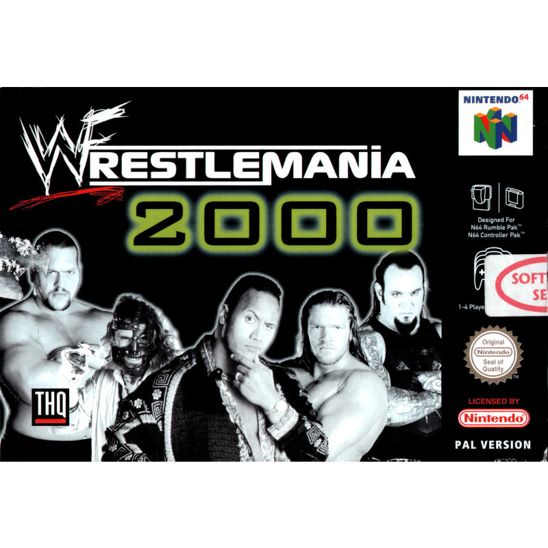 WWF WRESTLEMANIA 2000 N64 (S/CAIXA, S/MANUAIS)