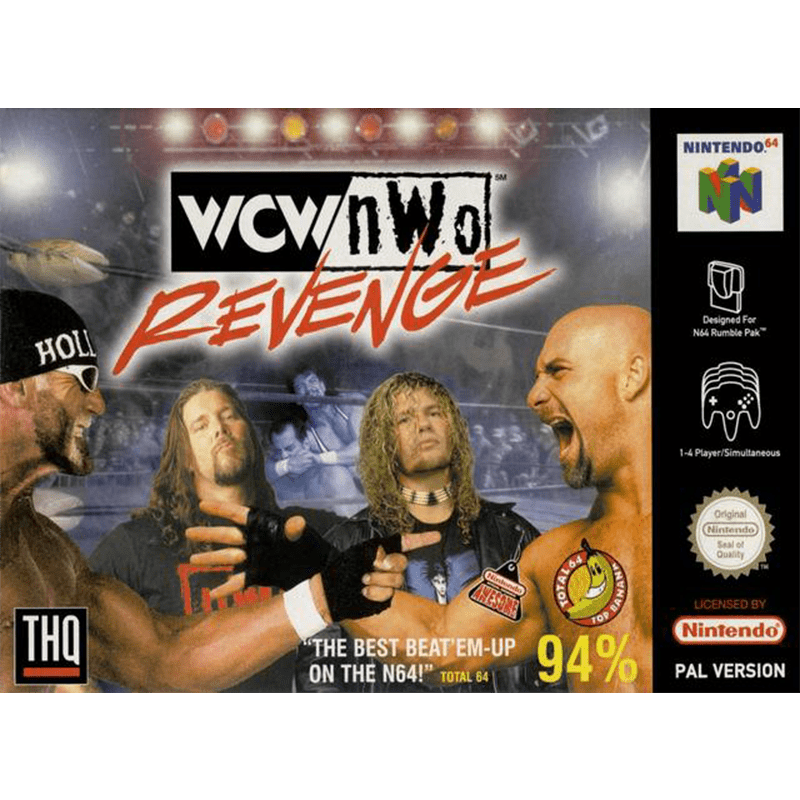 WCW/NWO REVENGE N64 (S/CAIXA, S/MANUAIS)