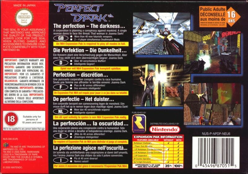 PERFECT DARK N64 - Image 2