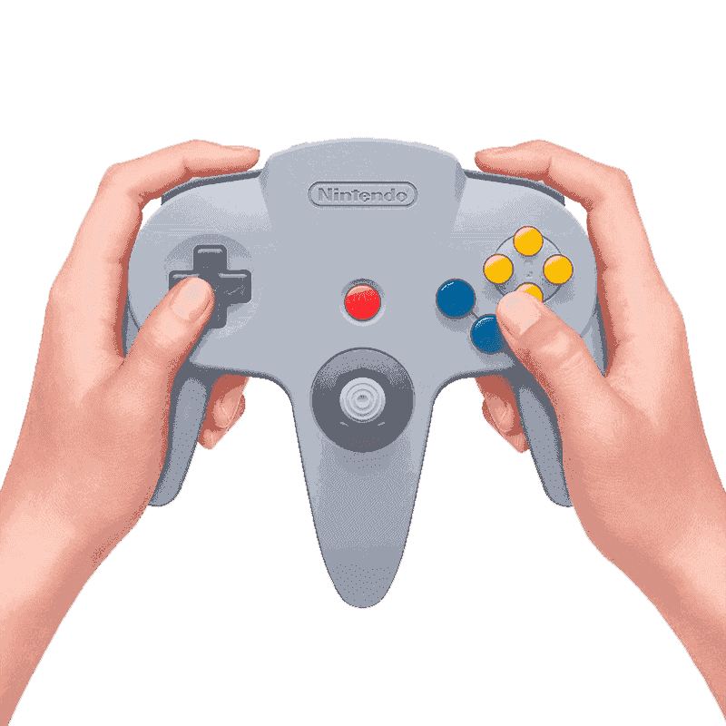 COMANDOS E ACESSÓRIOS N64