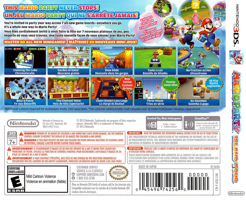 MARIO PARTY ISLAND TOUR 3DS (SEMI-NOVO)(S/CAIXA, S/MANUAIS) - Image 2