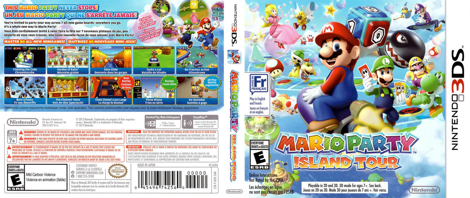 MARIO PARTY ISLAND TOUR 3DS (SEMI-NOVO)(S/CAIXA, S/MANUAIS) - Image 3