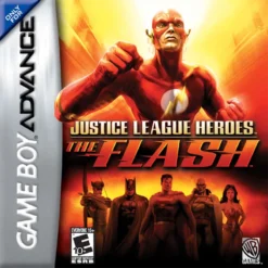 JUSTICE LEAGUE HEROES THE FLASH GBA (S_CAIXA, S_MANUAIS)