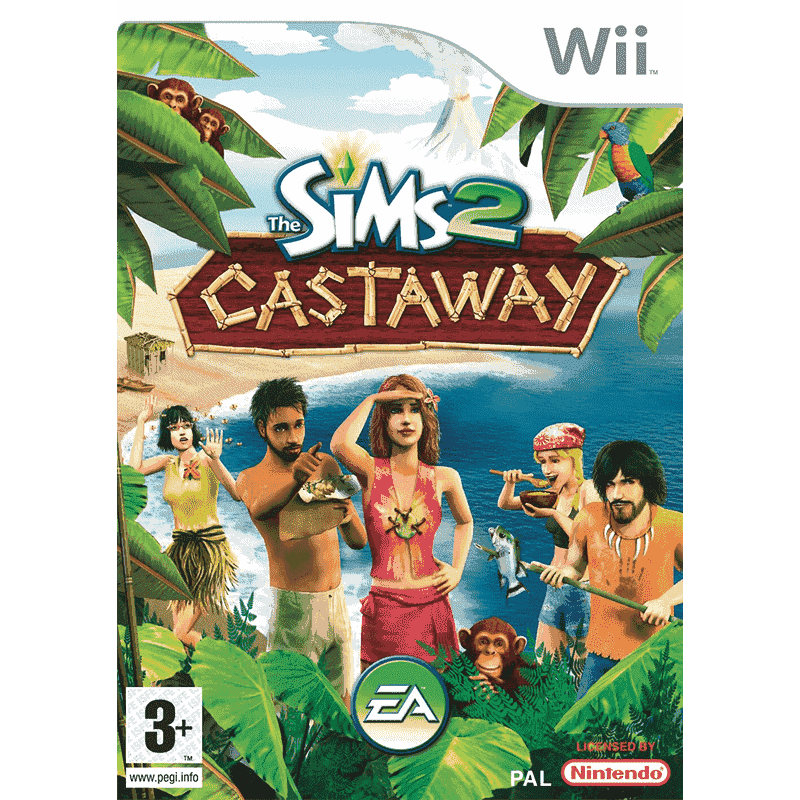 OS SIMS 2 NÁUFRAGOS WII (SEMI-NOVO)