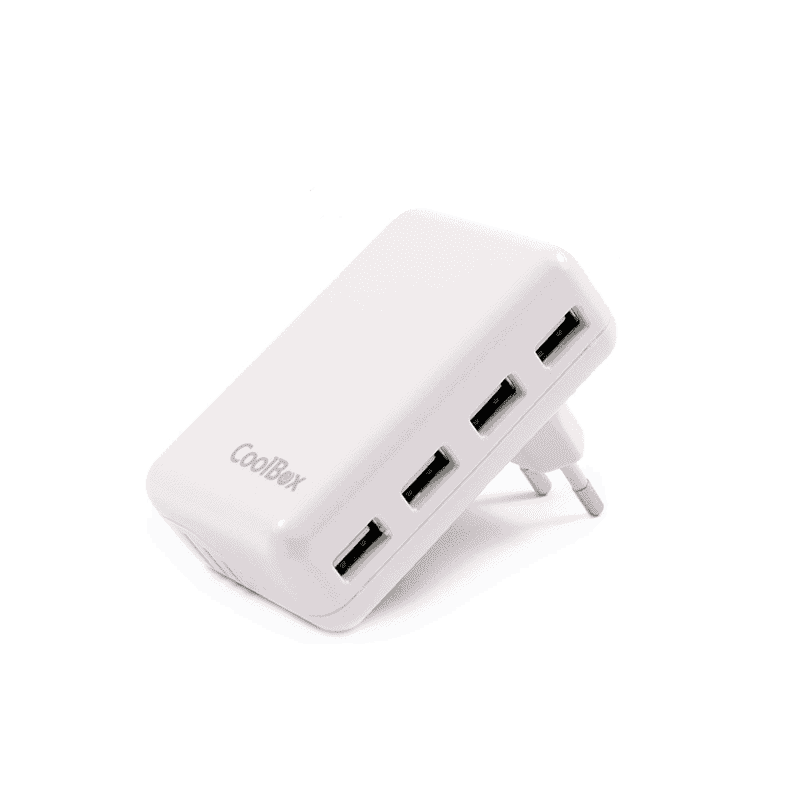 COOLBOX CARREGADOR USB DE 4 PORTAS