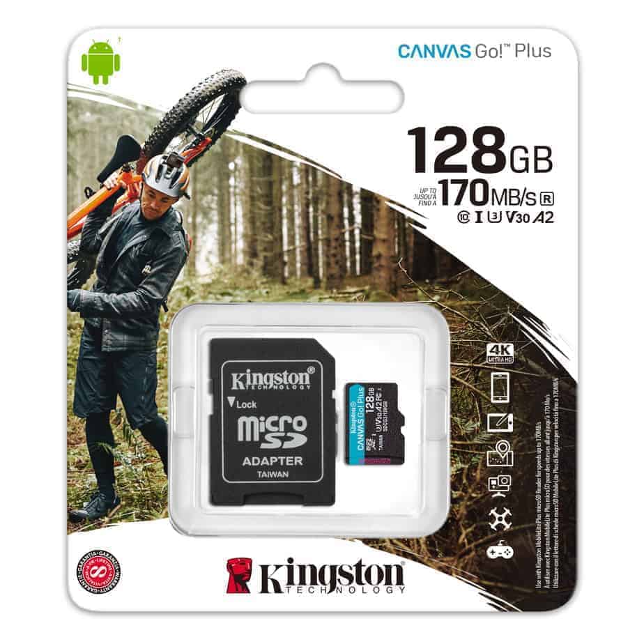 KINGSTON MICRO SD CANVAS GO! PLUS 128GB