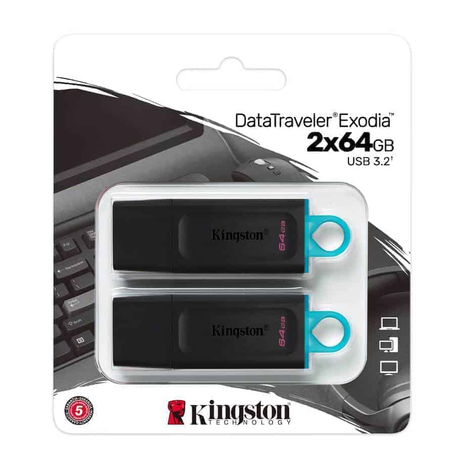 KINGSTON DATATRAVELER EXODIA 2X64GB USB 3.2