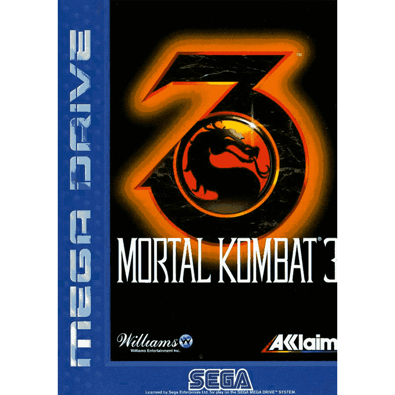 MORTAL KOMBAT 3 MD (C/CAIXA, C/MANUAL PORTUGUÊS)