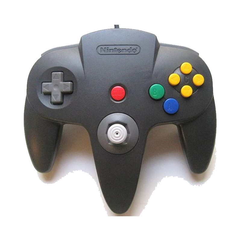 COMANDO OFICIAL NINTENDO 64 (PRETO)(SEMI-NOVO)