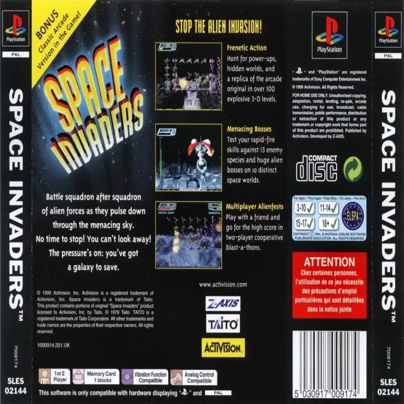 SPACE INVADERS PSX (COMPLETO) - Image 2