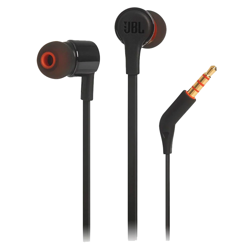 JBL AURICULARES COM FIO TUNE 210 (PRETO)