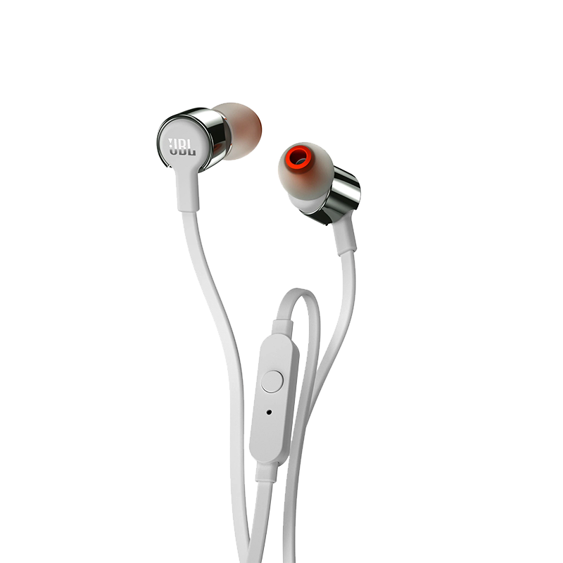JBL AURICULARES COM FIO TUNE 210 (BRANCO/PRATA)