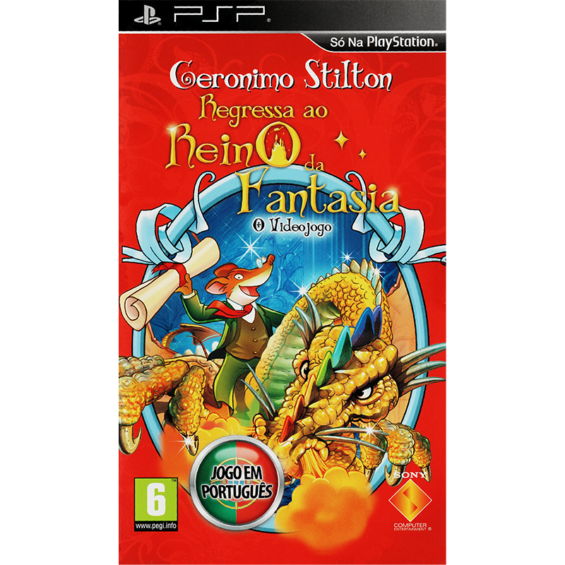 GERONIMO STILTON REGRESSA AO REINO DA FANTASIA O VIDEOJOGO PSP 800X800