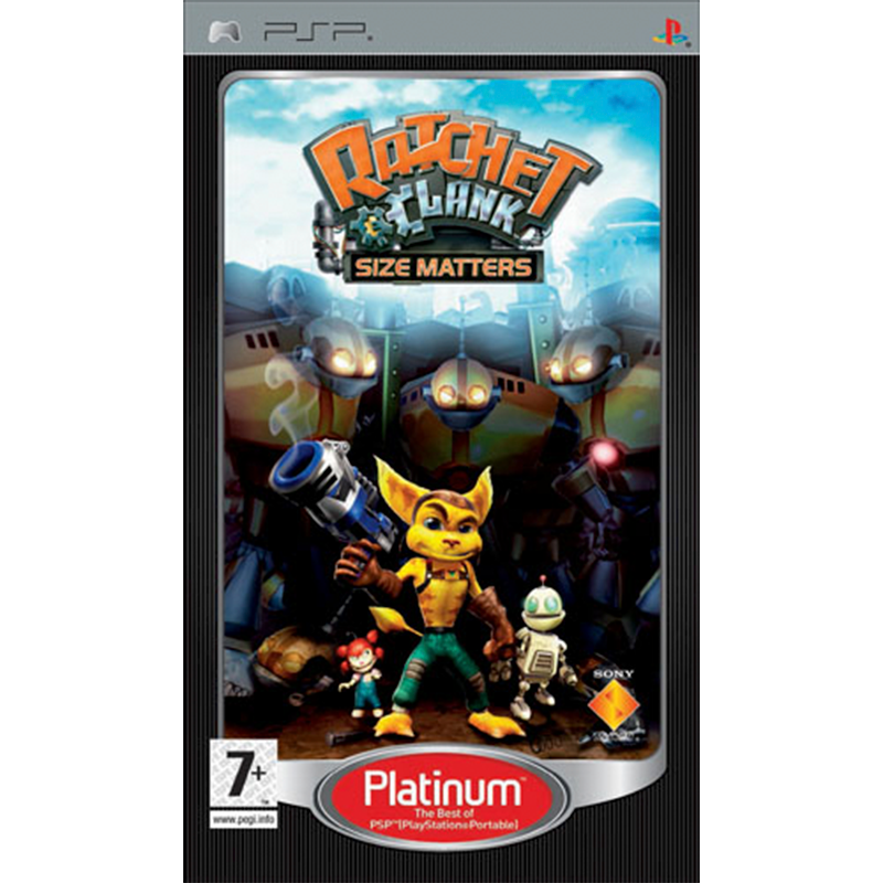 RATCHET & CLANK SIZE MATTERS (PLATINUM) PSP (SEMI-NOVO)