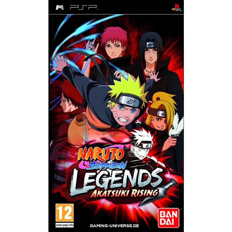 NARUTO SHIPPUDEN LEGENDS AKATSUKI RISING PSP FC