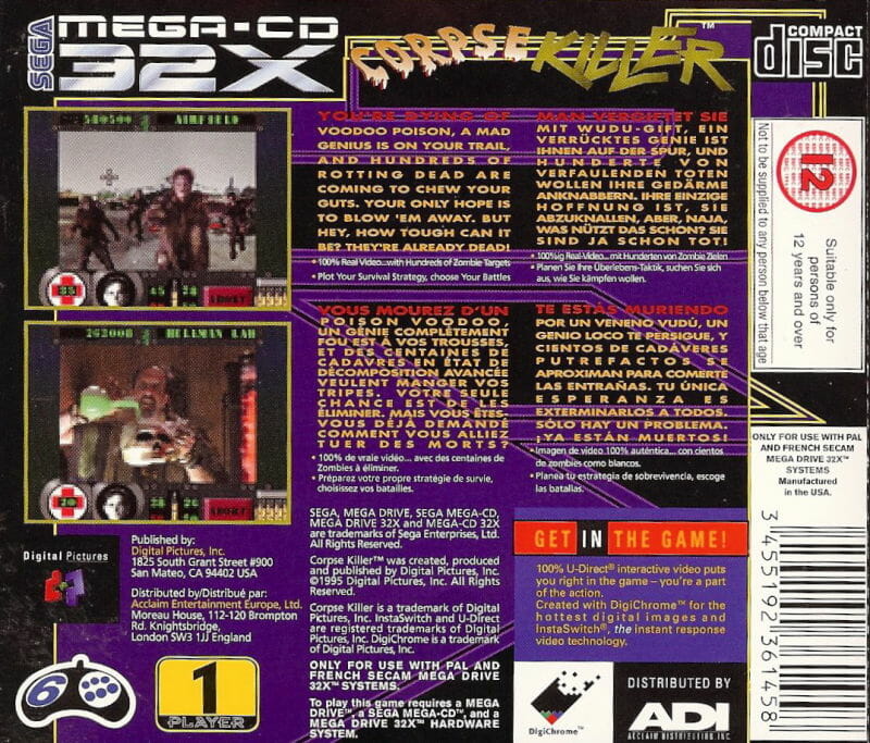 CORPSE KILLER 32X - Image 2