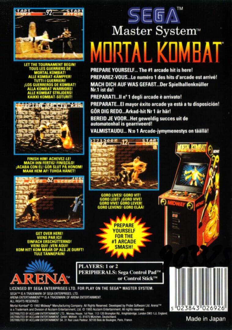 MORTAL KOMBAT MS BC