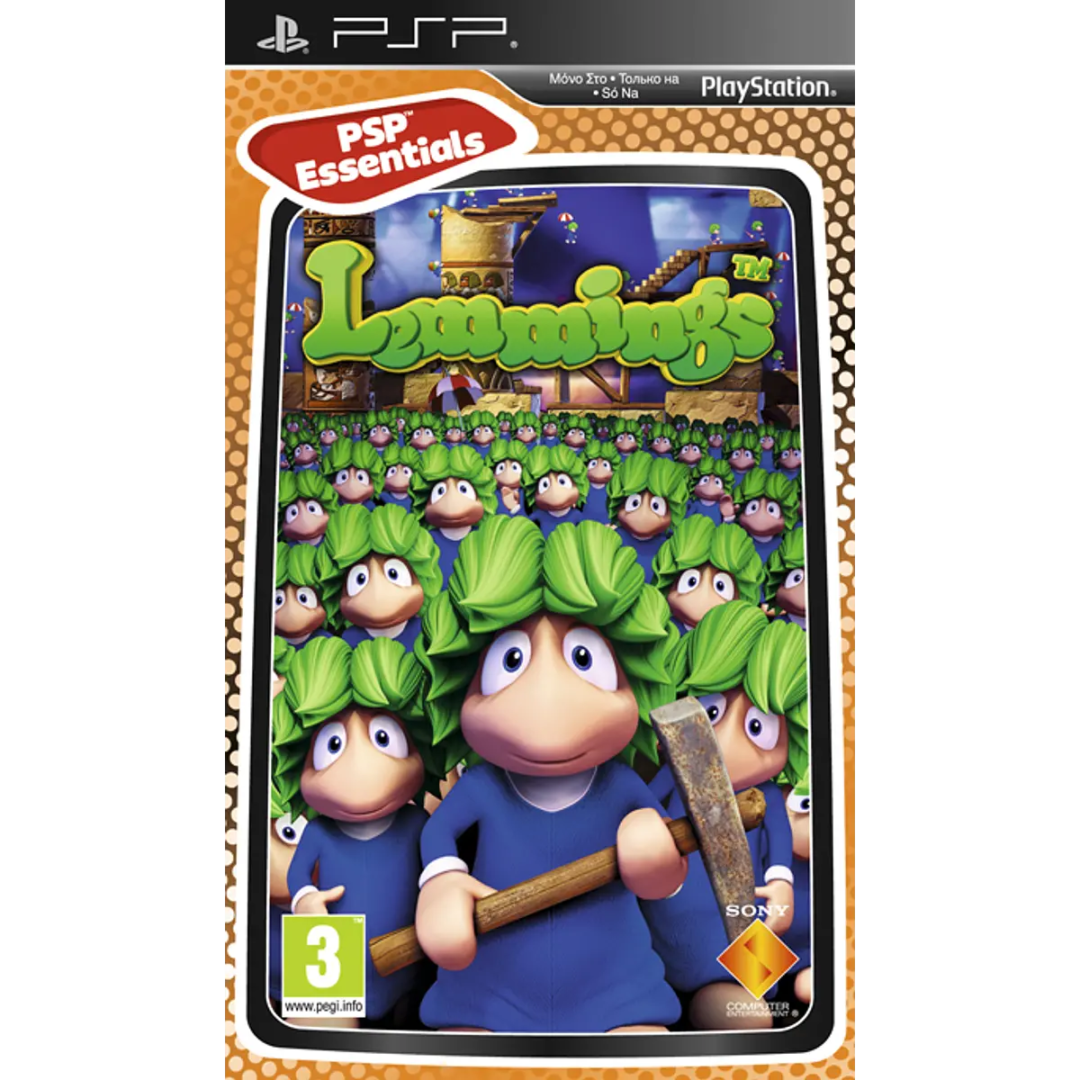 LEMMINGS (ESSENTIALS) PSP (SEMI-NOVO)