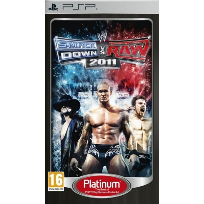 SMACKDOWN VS RAW 2011 PLATINUM PSP FRONT COVER 800X800
