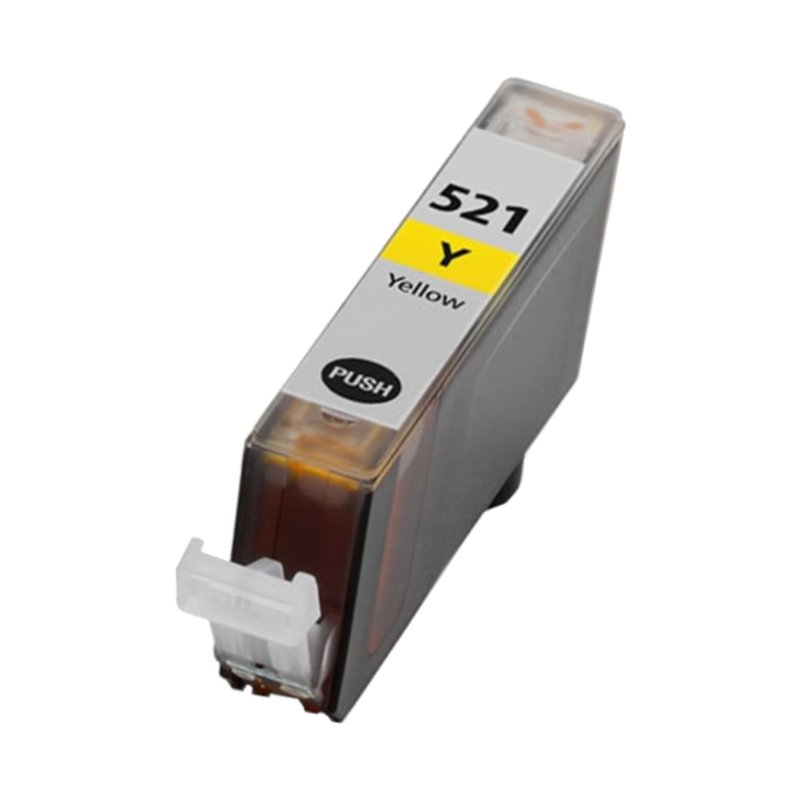 TINTEIRO COMPATÍVEL CANON 521XY  (AMARELO)