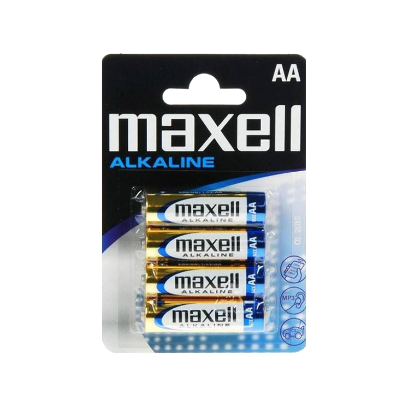 MAXELL PILHA ALCALINA AA (4 UNIDADES)