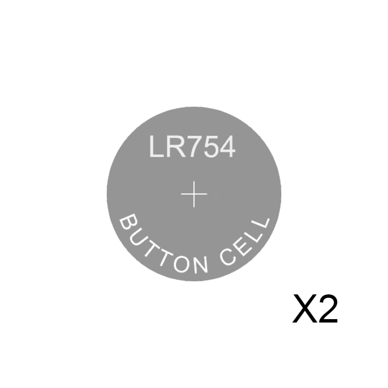T&E PILHAS ACALINAS LR754/393/G5 1.55V (2 UNIDADES)