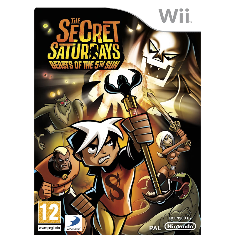 THE SECRET SATURDAYS BEASTS OF THE 5 SUN WII