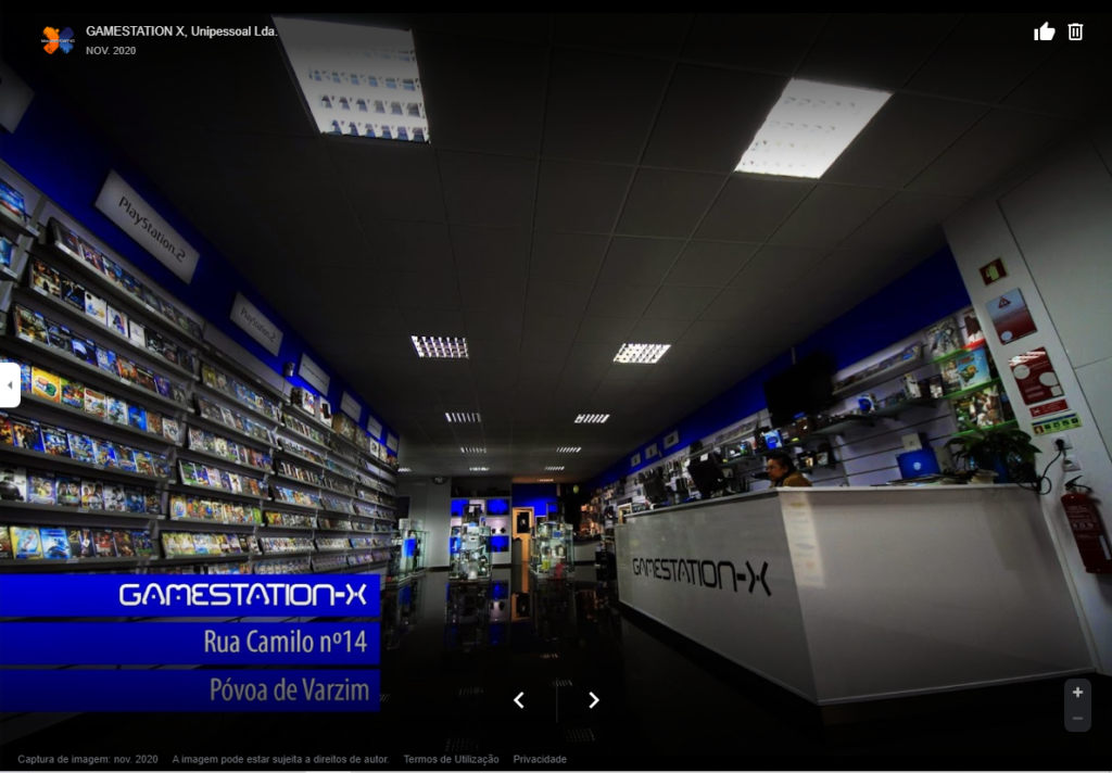 INTERIOR DE LOJA GAMESTATION X