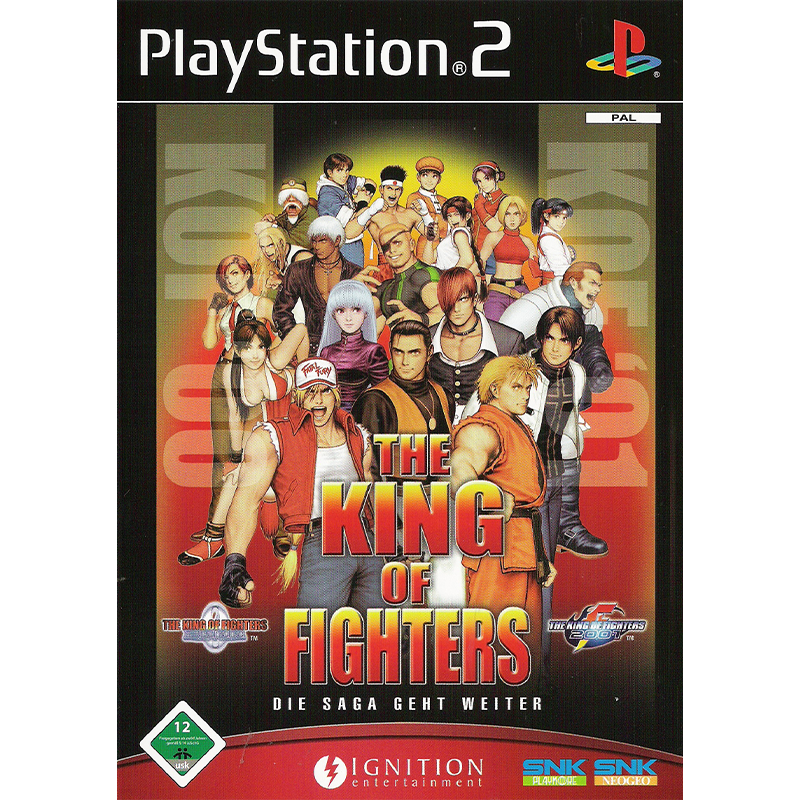 THE KING OF FIGHTERS THE SAGA CONTINUES PS2 FRONT COVER 800X800