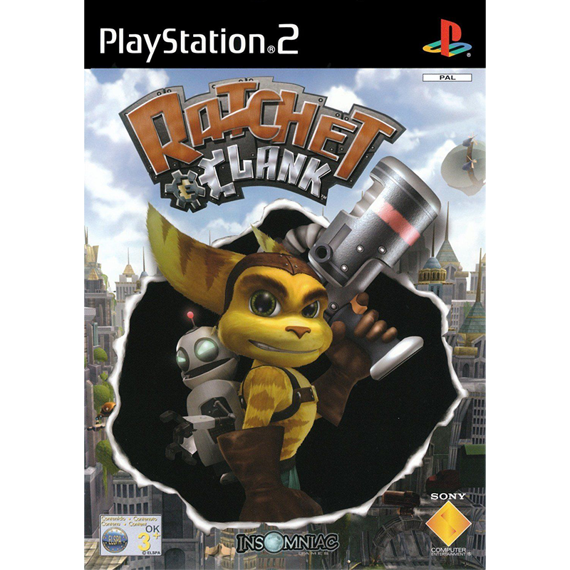 RATCHET AND CLANK PS2 FRONT COVER 800X800