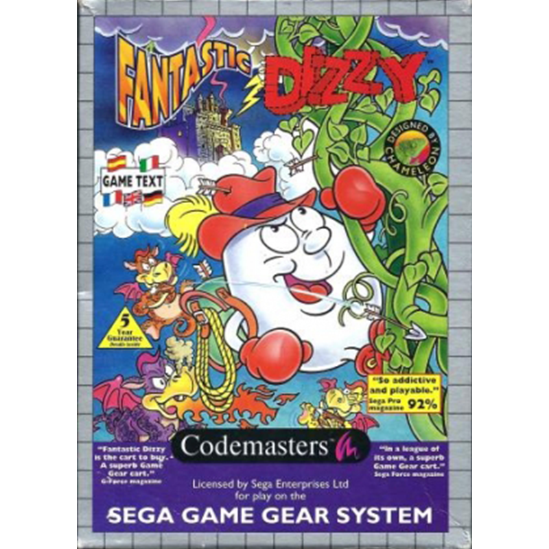 FANTASTIC DIZZY GG (S/CAIXA, S/MANUAIS)