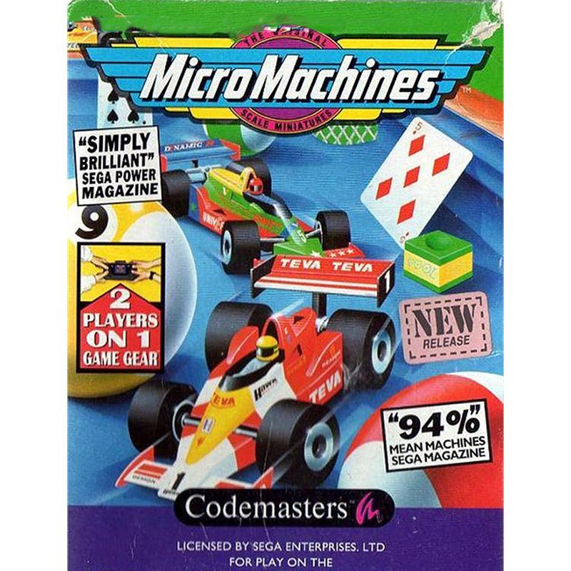 MICRO MACHINES GG (S/CAIXA, S/MANUAIS)