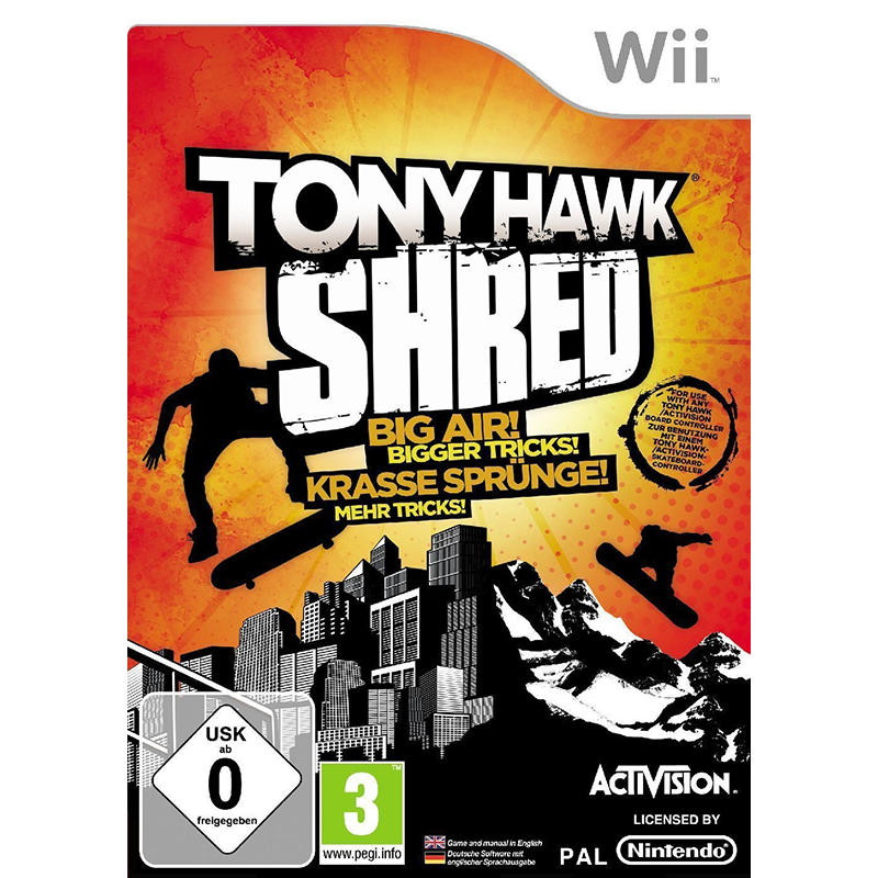 TONY HAWK SHRED WII