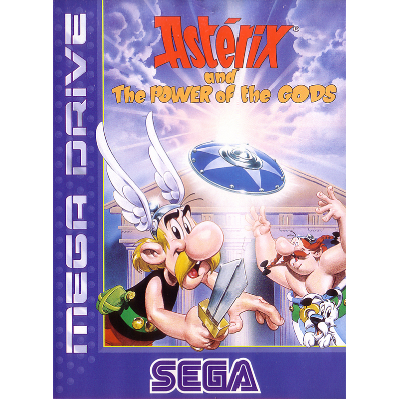 ASTERIX AND THE POWER OF THE GODS MD FRONT COVER 800X800