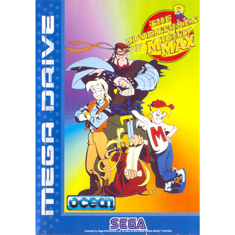 THE ADVENTURES OF MIGHTY MAX MD FRONT COVER 800X800