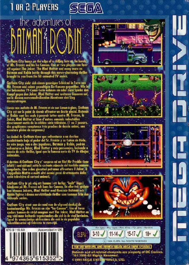 THE ADVENTURES OF BATMAN AND ROBIN MD - Image 2